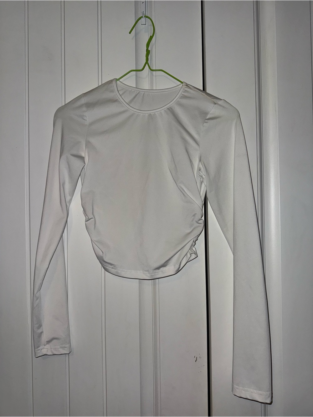 White Crop Top